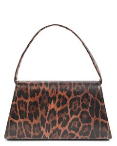 Γυναικείο βραδινό τσαντάκι Doca 20987 animal print καφέ 