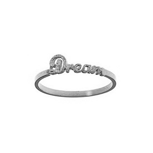 Γυναικείο δαχτυλίδι ατσάλι 316L ασημί Art 02212