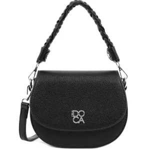 Τσάντα χιαστί Doca 22045 μαύρο