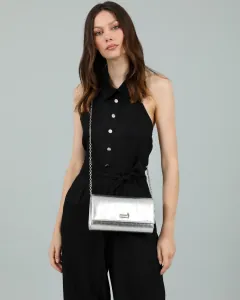 Women's envelope bag Doca 22076 silver