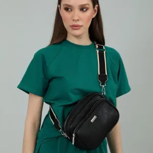 Τσάντα χιαστί Doca 22149 μαύρο