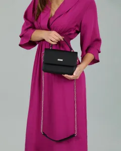 Τσάντα χιαστί Doca 22167 μαύρο