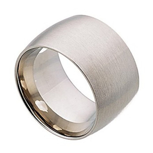 Γυναικείο δαχτυλίδι βέρα ατσάλι 316L ασημί Art 02231 