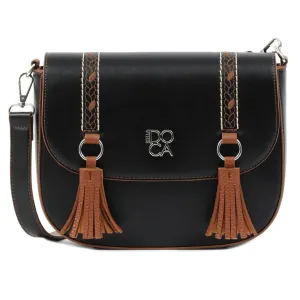 Τσάντα χιαστί Doca 22446 μαύρο