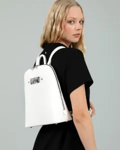 Τσάντα πλάτης Doca 22521 άσπρο