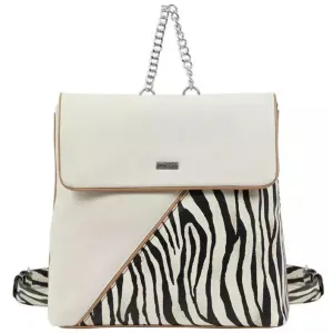 Τσάντα πλάτης Doca 22530 άσπρο