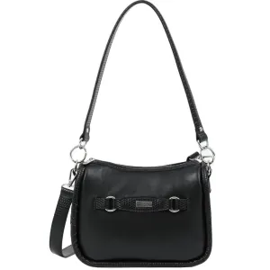 Τσάντα χιαστί Doca 22555 μαύρο