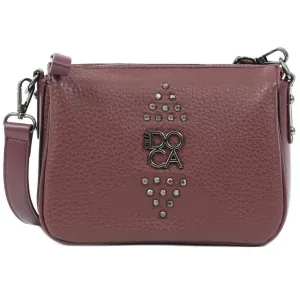 Γυναικεία τσάντα χιαστί Doca 22631 μπορντώ