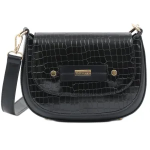 Γυναικεία τσάντα χιαστί Doca 22640 μαύρη