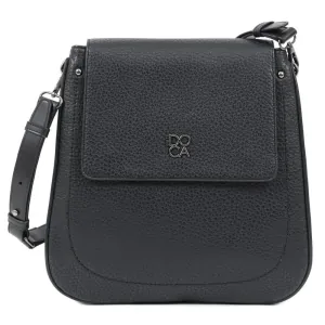 Γυναικεία τσάντα ώμου Doca 22659 μαύρη