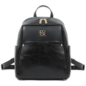 Γυναικεία τσάντα πλάτης Doca 22728 μαύρο