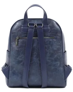 Γυναικεία τσάντα πλάτης Doca 22730 μπλε