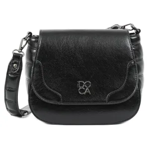Γυναικεία τσάντα χιαστί Doca 22737 μαύρη