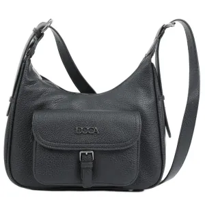 Γυναικεία τσάντα χιαστί Doca 22797 μαύρη