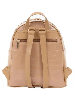 Γυναικεία τσάντα πλάτης Doca 22903 μπεζ