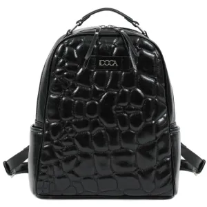 Γυναικεία τσάντα πλάτης Doca 22953 μαύρο