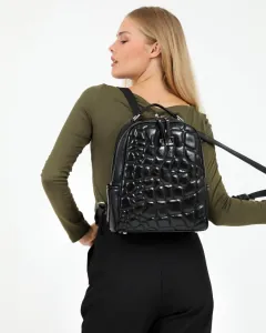 Γυναικεία τσάντα πλάτης Doca 22953 μαύρο