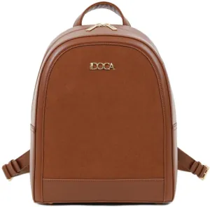 Γυναικεία τσάντα πλάτης Doca 22958 ταμπά