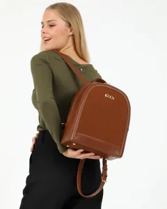 Γυναικεία τσάντα πλάτης Doca 22958 ταμπά