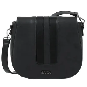 Γυναικεία τσάντα χιαστί Doca 23077 μαύρη