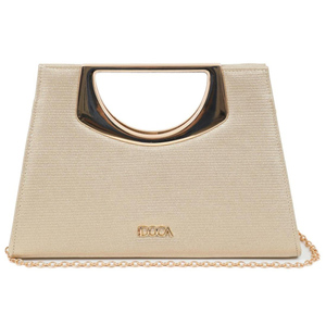 Γυναικείο βραδινό τσαντάκι clutch Doca 23182 χρυσό