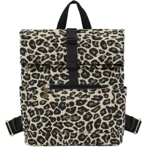 Backpack Doca 23226 beige animal print 