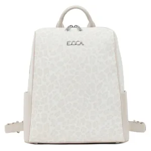 Backpack Doca 23549 ecru animal print 