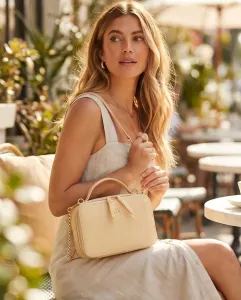 Cross body bag light Yellow bode 25887