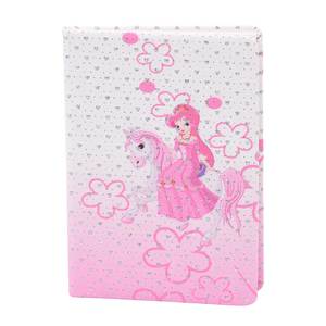 Children's pink notebook with princess