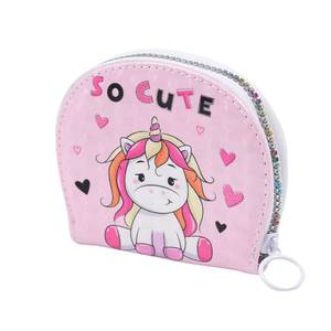 Children's wallet for girl pink