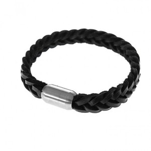 Men's steel bracelet 316L black