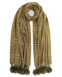 Women's scarf  khaki Doca 28754
