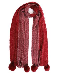 Women's scarf Doca 28757 red