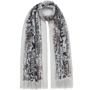 Φουλάρι Doca 29382 άσπρο 