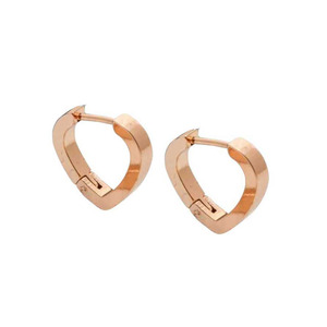 Women's earrings bode 3065 steel 316L rings rose-gold