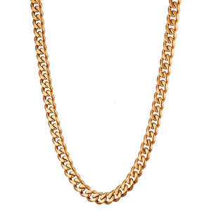 Womens necklace steel 316L rose-gold 