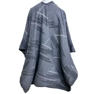 Women's poncho Verde 33-0657 grey