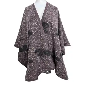 Women's poncho Verde 33-0658 taupe
