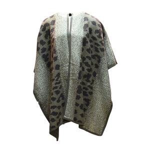 Women's poncho Verde 33-0661 taupe
