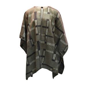 Women's poncho Verde 33-0664 taupe