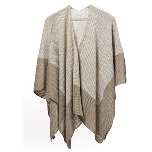 Women's poncho Verde 33-0583 taupe