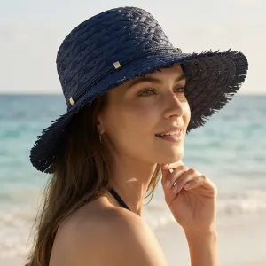 Women's hat blue bode 34504BU
