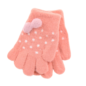 Παιδικά γάντια για κορίτσι bode 3910 σομόν