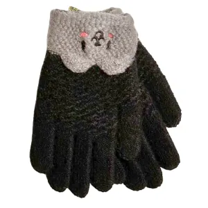Children's gloves black bode 3917-1