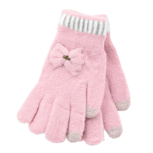 Παιδικά γάντια για κορίτσι bode 3920-3 ροζ