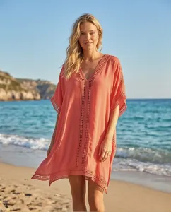 Kαφτάνι Doca 39679 κοραλί 