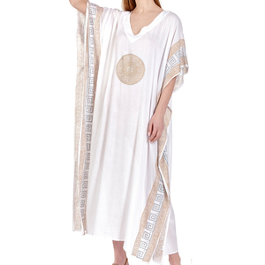 Platinum caftan maxi 42012 white