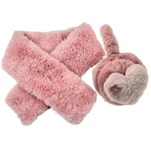 Children's Earmuffs-Scarf  bode 4422 pink