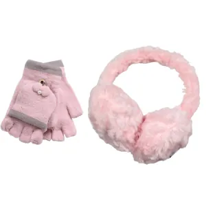 Children's Earmuffs-Gloves bode 4434 pink