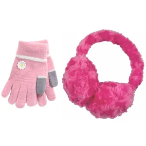 Παιδικό ΣΕΤ γάντια-αυτάκια bode 4433 φούξια/ροζ